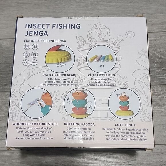 Magnetic Bird Feeding Game with Woodpecker Worm Toy - Picture 3 of 3